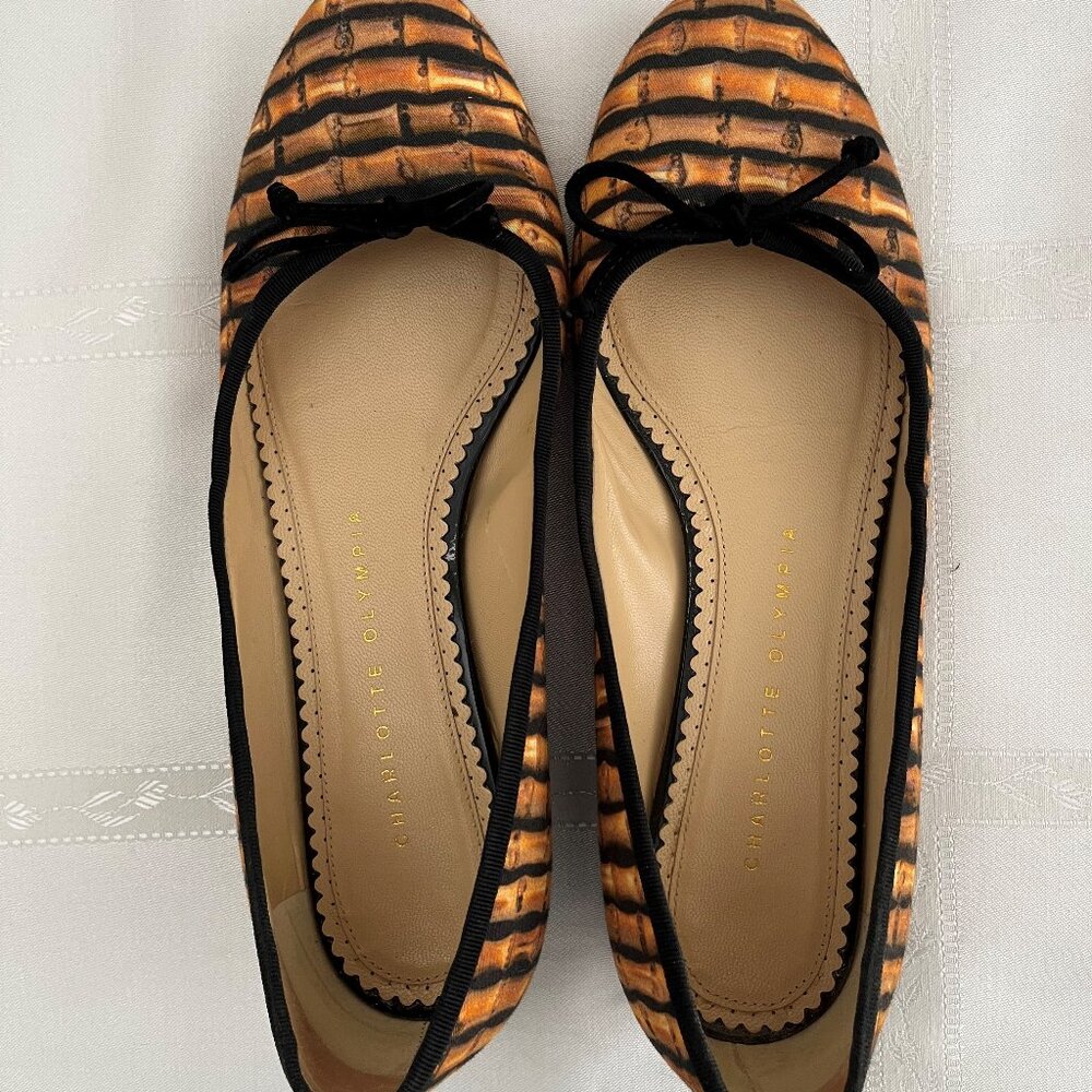 Charlotte Olympia Ballet Flats 37 EU 6.5 7 US